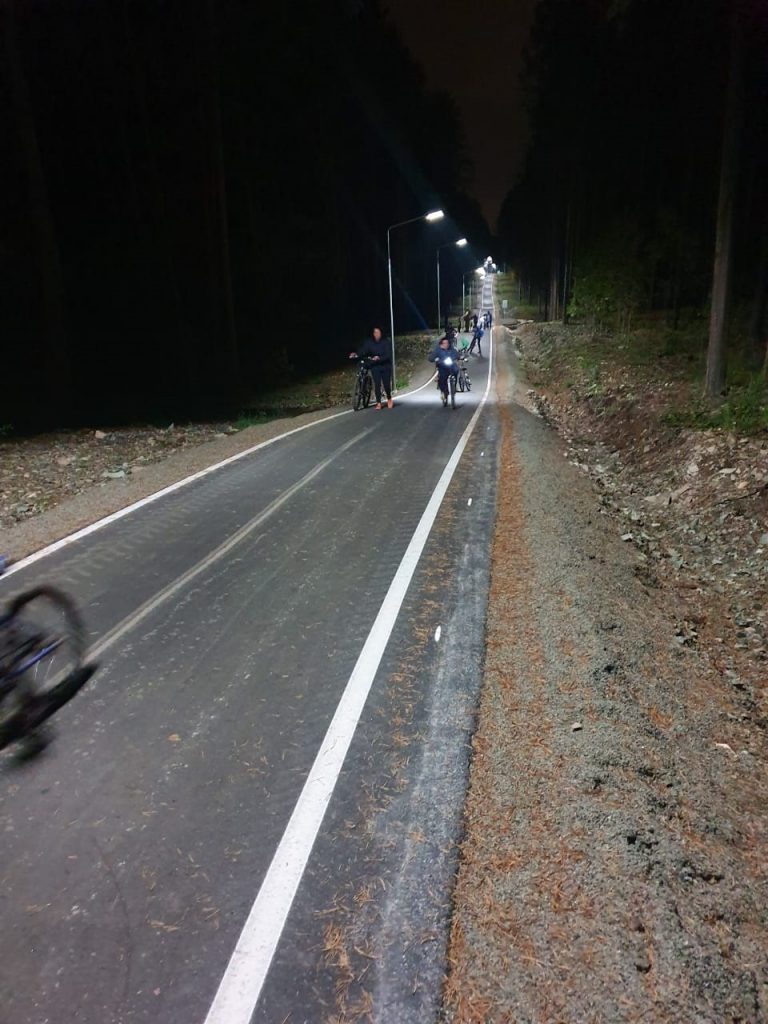 В Березовском открылся новый уличный оздоровительно-досуговый комплекс с самой протяженной велодорожкой в Свердловской области