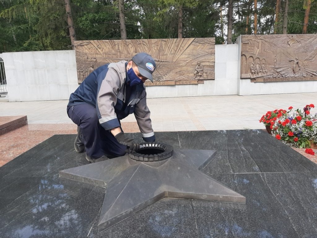 Вечные огни в Екатеринбурге к параду Победы готовы
