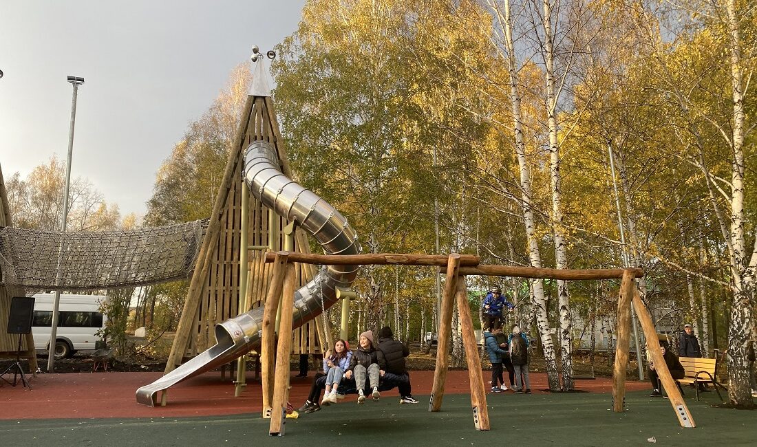 Благодаря нацпроекту в Первоуральске благоустроили Корабельную рощу