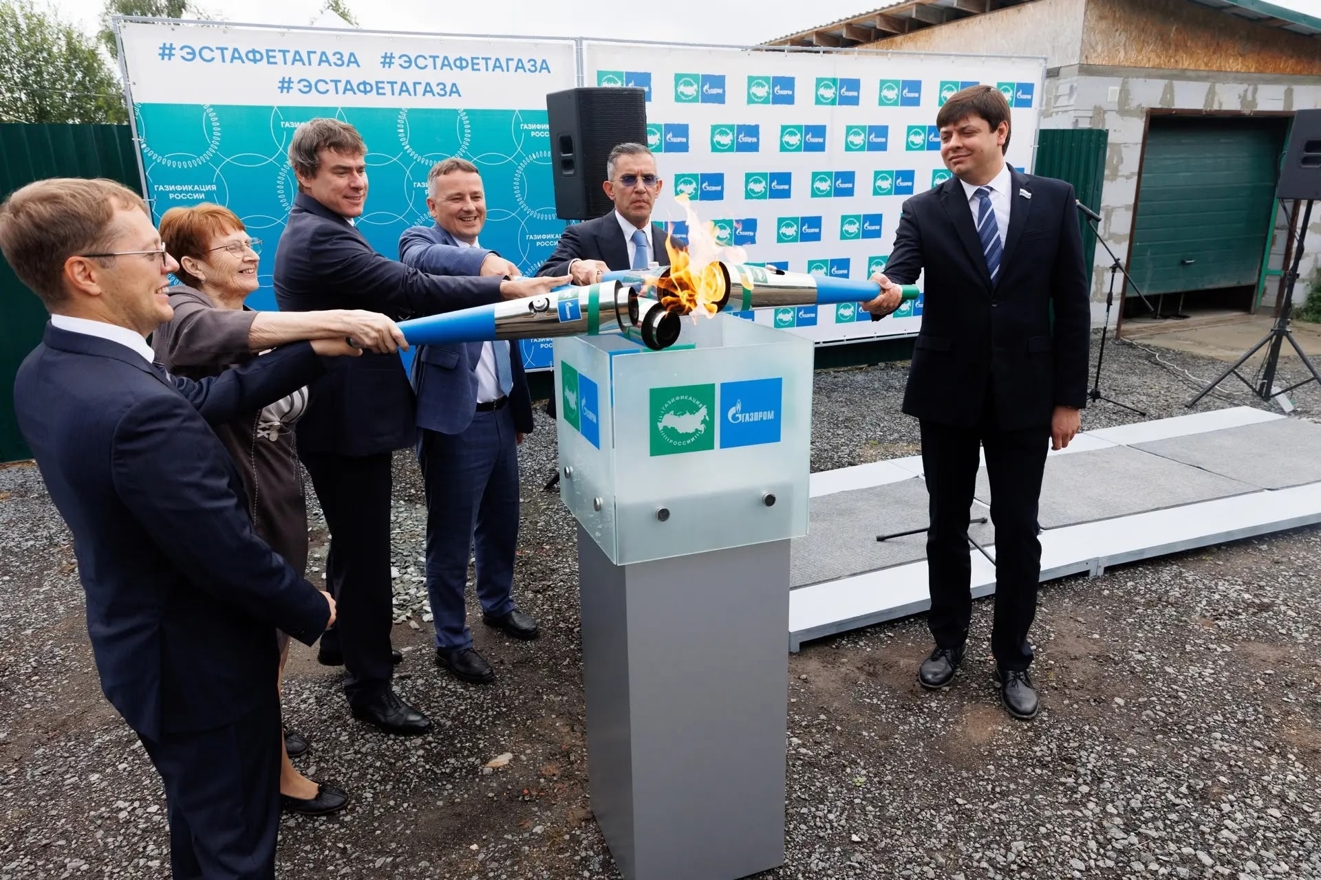 Первую очередь газораспределительных сетей запустили в посёлке Изумруд